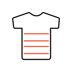 Poster - T-shirt vector icon