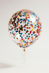 Wall Mural - a colorful, multi-colored balloon with a bunch of colorful dots on it