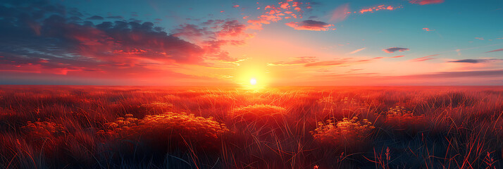 Radiant Sunrise & Peaceful Sunset - Seasonal Landscapes