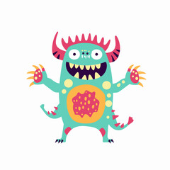 Poster - Cartoon cute monster