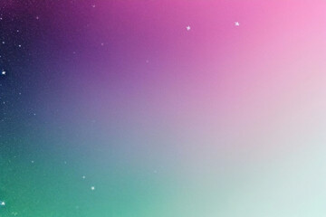 rainbow background with stars and bokeh. glitter cute rainbow sky. magic pastel galaxy with fantasy 