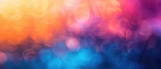 Wall Mural - blur orange blue purple pink blur abstract background design concept header web cover poster art work banner presentation template