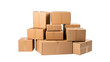 © The Stock Guy - Stack of cardboard boxes isolated on transparent background