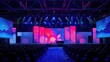 © marco - wide conference stage with several led video screens in the background