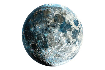 half moon isolated on white background