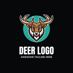 Wall Mural - Deer Illustration Mascot Logo