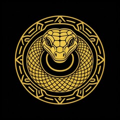 golden snake symbol