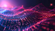 © safu designe - Quantum processing. Deep learning artificial intelligence. Future new technology for business or science presentation. Vector background
