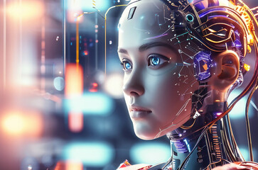 Wall Mural - Image that depicts the concept of artificial intelligence.