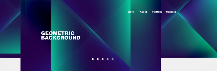 Triangle minimal web site page background design. Vector Illustration For Wallpaper, Banner, Background, Card, Book Illustration, landing page