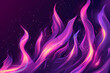 © Noufaldi - purple fire on black background vector