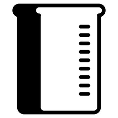 Sticker - measuting glass icon