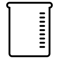 Sticker - measuting glass icon