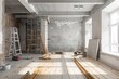 © Daria - Modern interior renovation 3d render for home improvement and remodeling project