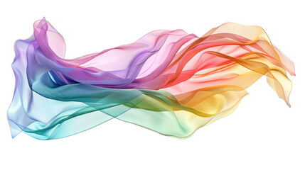 Wall Mural - colorful abstract background with flowing lines and smooth curves