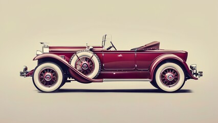 Wall Mural - vintage car model