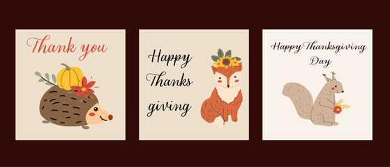  Autumn fall thanksgiving day banner or greeting card with leaves. Celebration design for harvest festival, thanks with food and flower autumn border. Fall thanksgiving day background.