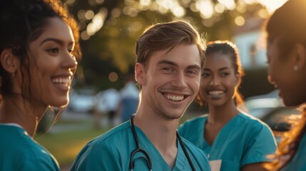 Sticker - The Smiling Medical Team