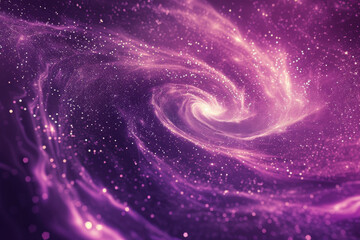 a purple galaxy with a spiral shape
