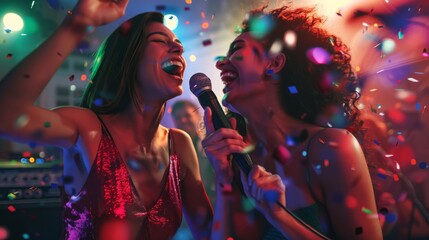 Poster - The joyful karaoke night