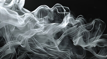 lion made of smoke on dark background,White smoke on black background,White smoke motion on black background.Abstract smoke moves on a black background. Design element for graphics
