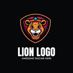 Wall Mural - Lion Illustration Mascot Logo