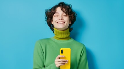 Poster - The Person Holding Yellow Phone