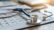 © HelenP - The stethoscope and calendar