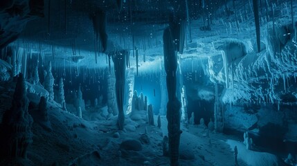 Hidden underwater caverns, sparkling with stalactites and stalagmites, await daring explorers.