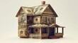 © Emile - An illustration of a house made of money, representing real estate investment.