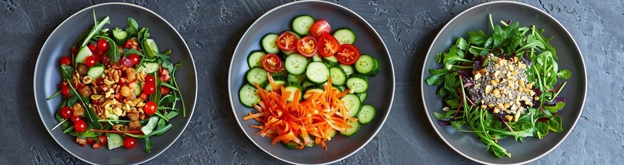 Wall Mural - Colorful Salad Sampler