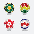 © Model it - American National Teams with Soccer ball Shapes