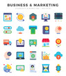 © Icon - Set of Business & Marketing icons. Vector Illustration.