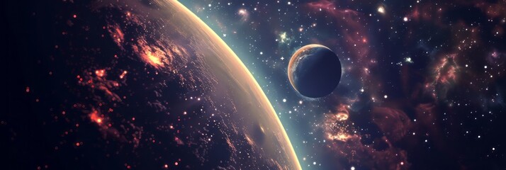 Wall Mural - Outer space background