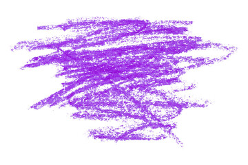 Wall Mural - purple pencil strokes isolated on transparent background