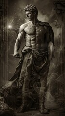  Timeless Classicism Epic Ancient Mythological Stoic Figure Illustrating Stoicism and Stoical Expressionism