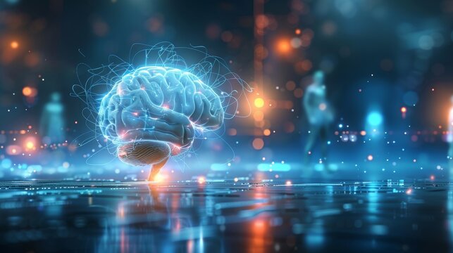 Digital Futurism: Conceptual Brain Visualization