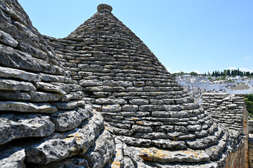 Sticker - Trulli houses in Alberobello, Italy