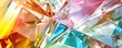 © Larisa - Vibrant colorful crystal facets reflect light, creating an abstract pattern.
