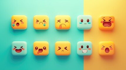 Poster - Utilize stereoscopic image emoji icons to gauge the emotional impact of your content and enhance user experience