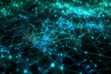 Global Network Illustration, generative ai