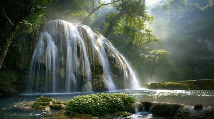 Wall Mural - beautiful waterfalls in the world