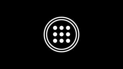 Animated of menu Icon. menu dots or line concept