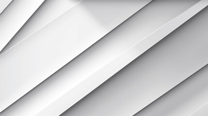 Wall Mural - grey white abstract background paper shine and layer element vector for presentation design. suit fo
