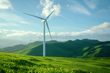 Wind turbine generators for green electricity production