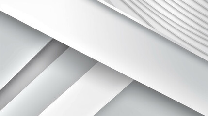 Wall Mural - grey white abstract background paper shine and layer element vector for presentation design. suit fo