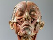 © Thak Pixel - The human anatomy of close-up head, skull head
