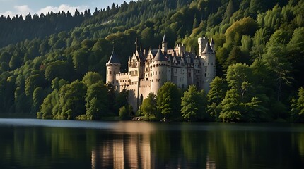 Wall Mural - castle on the river