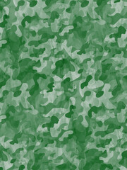 Wall Mural - Military camouflage. Abstract green pattern.