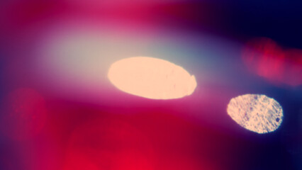 Wall Mural - Abstract blurry background, gradient red, blue, dark and spots.